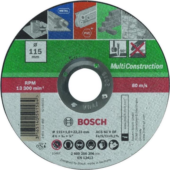 Produktbild Bosch Zubehör Trennscheibe gerade, Multi Con