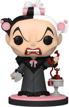 Actual product image Funko POP! Disney Villains Les 101 Dalmatiens - Cruella De Vil (Holding Phone)