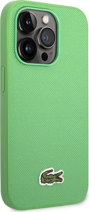 Image du produit Lacoste LCHMP14LPVCN iPhone 14 Pro 6.1" zielony/green étui rigide Iconic Petit Pique MagSafe (Apple iPhone 14 Pro)