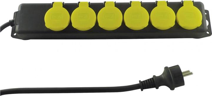 Actual product image REV Socket strip IP44 6-way 1.4m (6 x, CEE 7/3, 1.40 m)