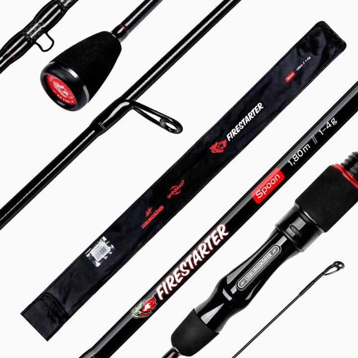 Image du produit Lieblingsköder Canne à pêche au lancer Firestarter Spoon (Canne à lancer, 180 cm)