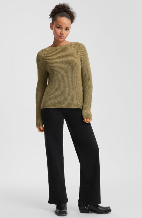 Produktbild S.Oliver Strickpullover Melierter Strickpullover mit Raglanärmeln (XL)