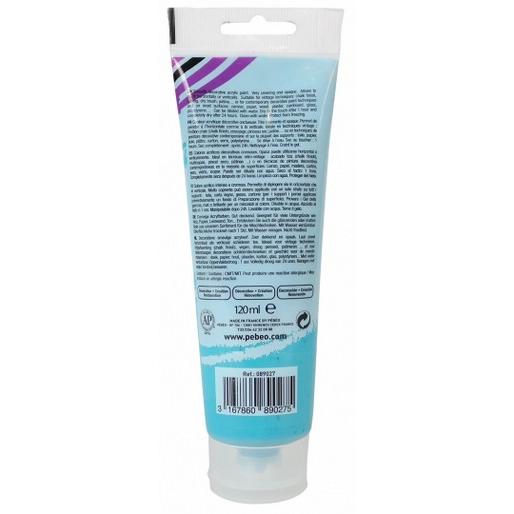 Thumbnail - Pebeo, Künstlerfarbe + Bastelfarbe, Decocrème Matt Acrylfarben (Türkis, 120 ml)