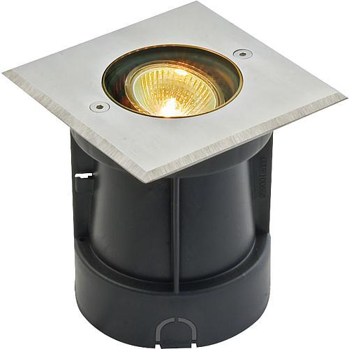 Produktbild EVN-Lichttechnik Bodeneinbauleuchte IP67 V2A 679435 GU10 max.35W schwenkb. 3,5t 120x120mm (GU10, IP67)