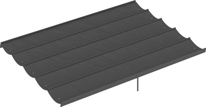 Outsunny Ersatzdachtuch für 4 x 3 m Pavillons mit Löchern (250 cm, 350 cm)