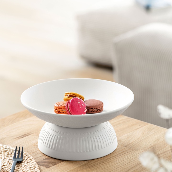 Actual product image Villeroy & Boch Manufacture Rock flat bowl blanc (23.50 cm, 1.10 l, 1 x)