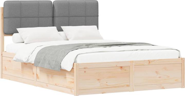 Actual product image vidaXL Moderner Bettrahmen (140 x 200 cm)