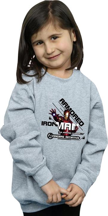 Produktbild Iron Man Armored Avenger Sweatshirt Mädchen (140, 146)