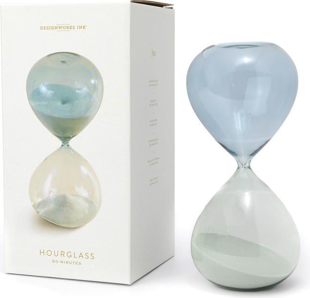 Actual product image Designworks Hourglass (1 Hr) Boxed - Blue Ombre