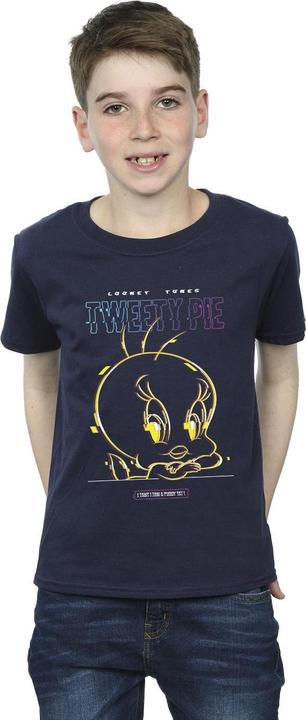Actual product image Looney Tunes Boys Tweety Glitch T-Shirt (116)