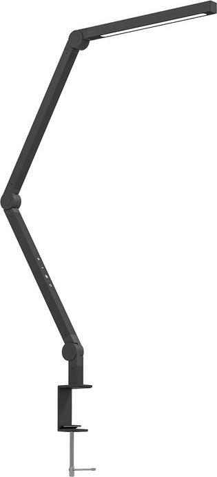 Swisshandel24 Schreibtischlampe, Farbe, Metallklemme, 96 LEDs, Schwarz (300 lm)