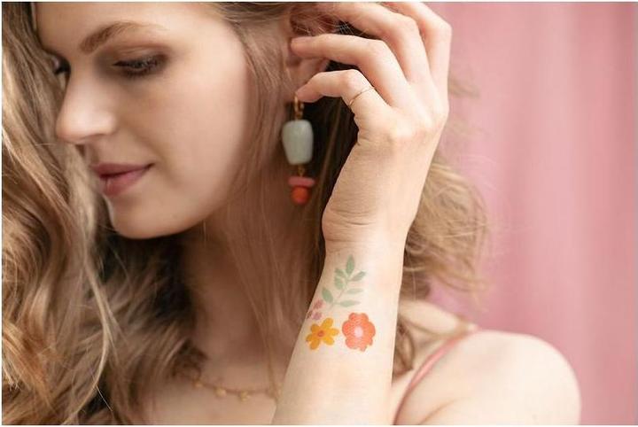 Produktbild Partydeco Tatouages - Fleurs