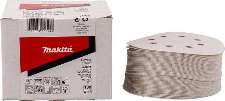 Image du produit Makita Papiers abrasifs Ø 125 mm (180)