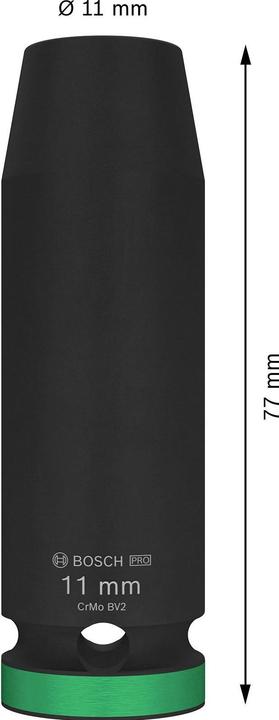 Immagine prodotto Bosch Professional Zubehör PRO Presa a impatto, 1/2", 11 mm, profonda (11 mm)
