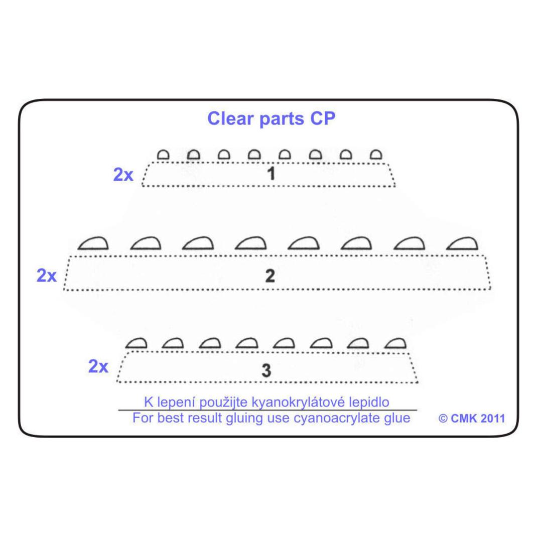 CMK Navigation Lichter blau (129-013)