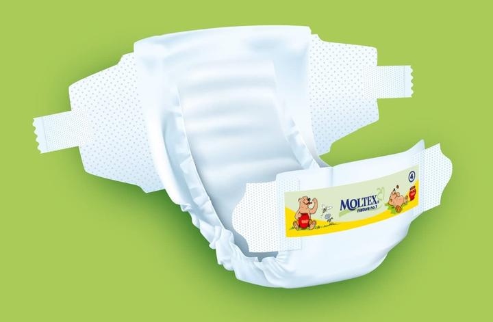 Produktbild Ontex Moltex Nature N°1 Mini 3-6 kg, 42 Stk. (Gr. 2, 42 Stk.)