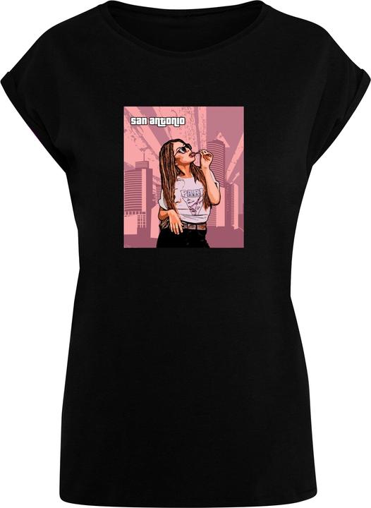 Merchcode Ladies Grand - San Antonio Extended Shoulder Tee - 113419 (S)