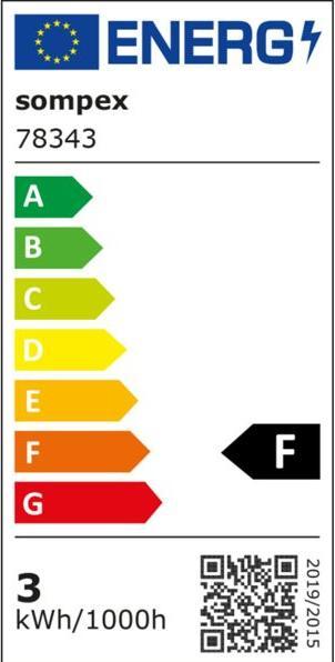 Label énergétique Sompex Déplacer (110 lm)