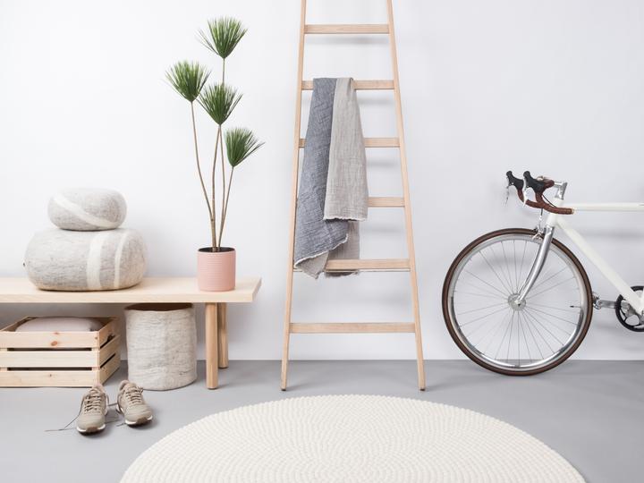 Actual product image Myfelt Linéa Felt Ball Rug (90 x 90 cm)