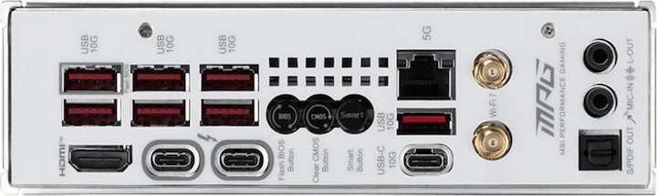 Actual product image MSI MPG Z890I EDGE TI WIFI (LGA 1851, Intel Z890, Mini-ITX)