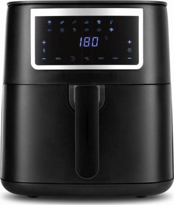 Gourmetmaxx Heissluft-Fritteuse Digital 7l 1700W schwarz matt/Edelsta