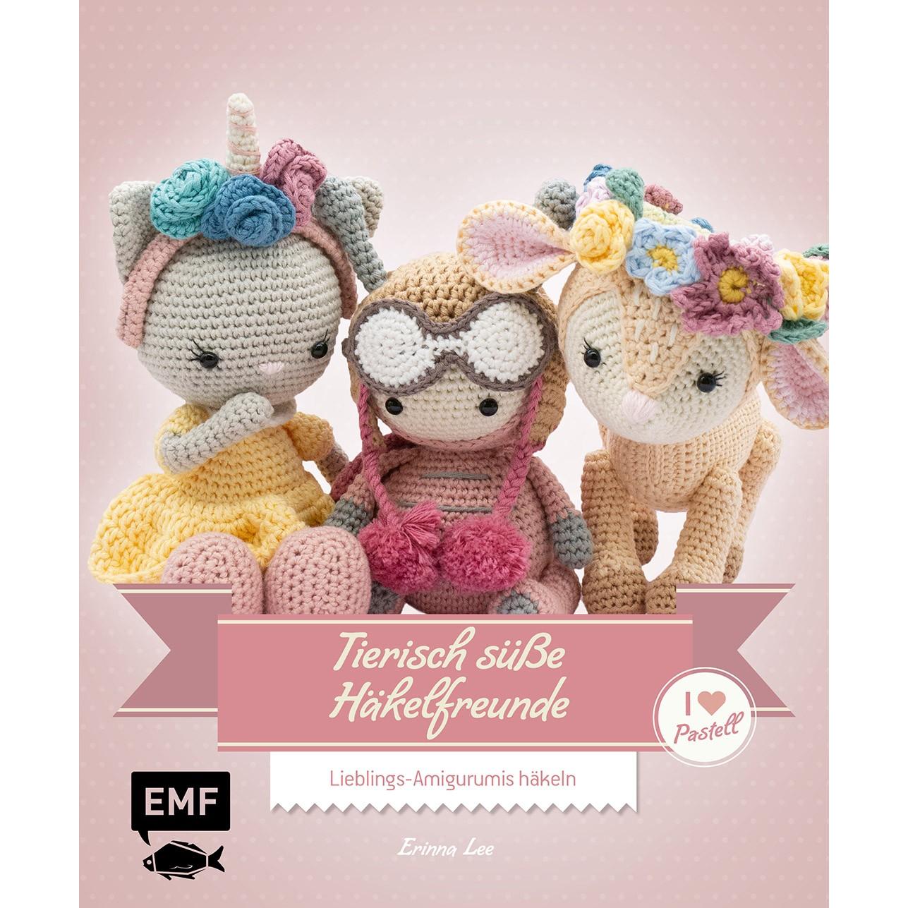 Thumbnail - Tierisch süsse Häkelfreunde – I love Pastell, Ratgeber von Erinna Lee