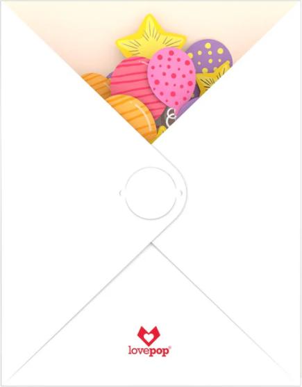 Produktbild Pop-Up Bouquet - Birthday Balloons