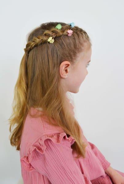 Image du produit dm ebelin Barrettes à cheveux petites en forme de fleur