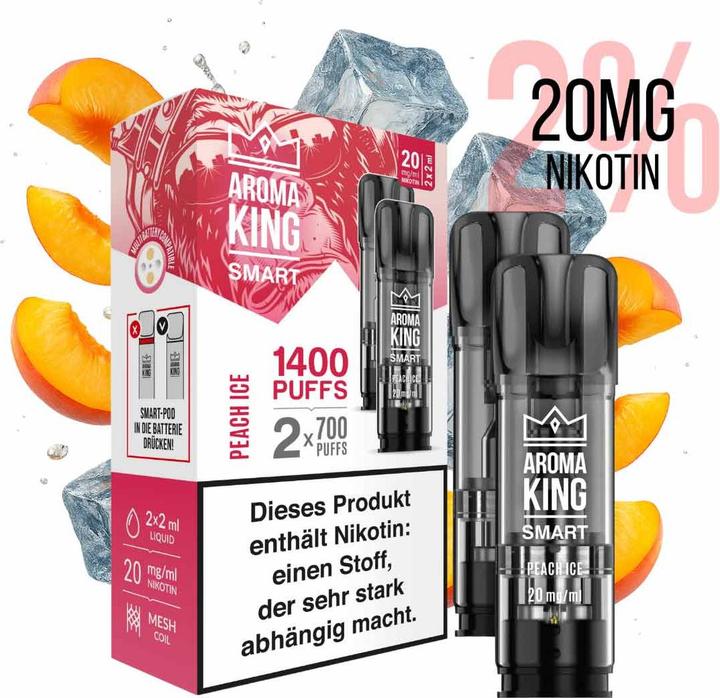 Produktbild Aroma King SMART 2 Pods Peach Ice (Pfirsich)