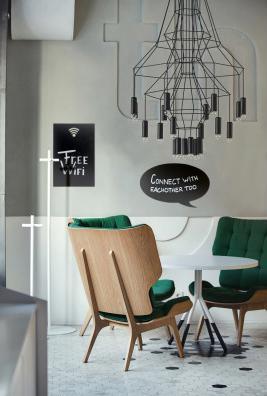 Immagine prodotto Securit Wifi (Lavagna, 25 x 38 cm)
