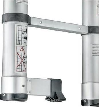 Actual product image technocraft Telescopic folding ladder (Single ladder, 374 cm)