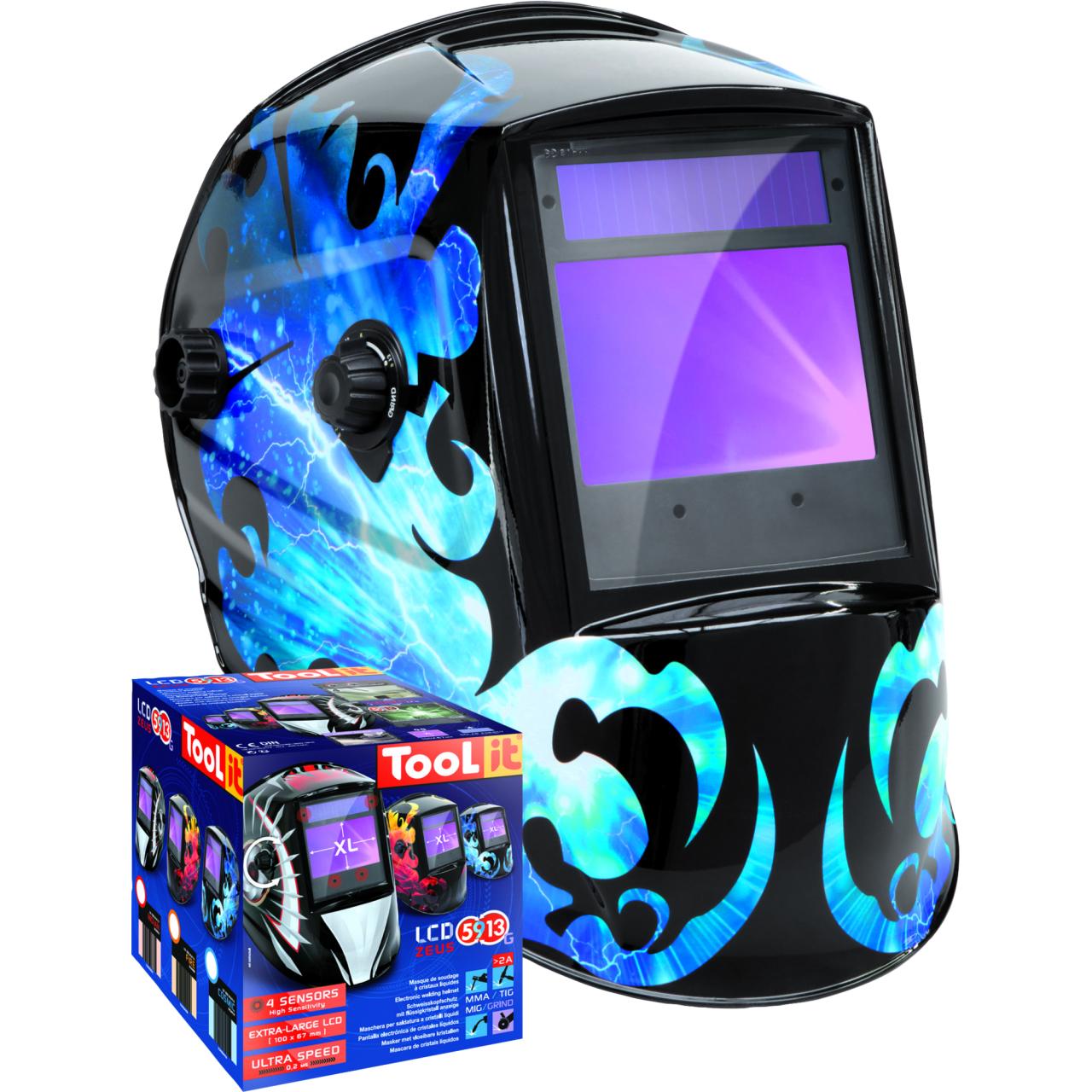 Thumbnail - Toolit, Schutzbrille + Gesichtsschutz, Schweisshelm