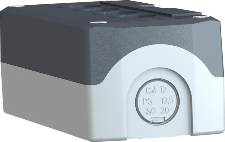 Actual product image Schneider Electric Pushbutton housing 22mm 4 hole gray