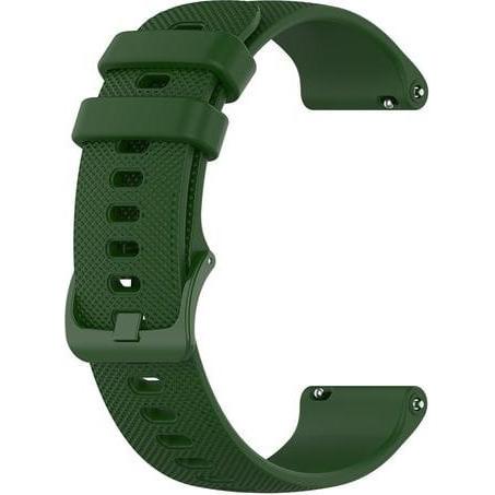 Thumbnail - Strap-it Silikonarmband (20 mm, Silikon), Uhrenarmband, Grün