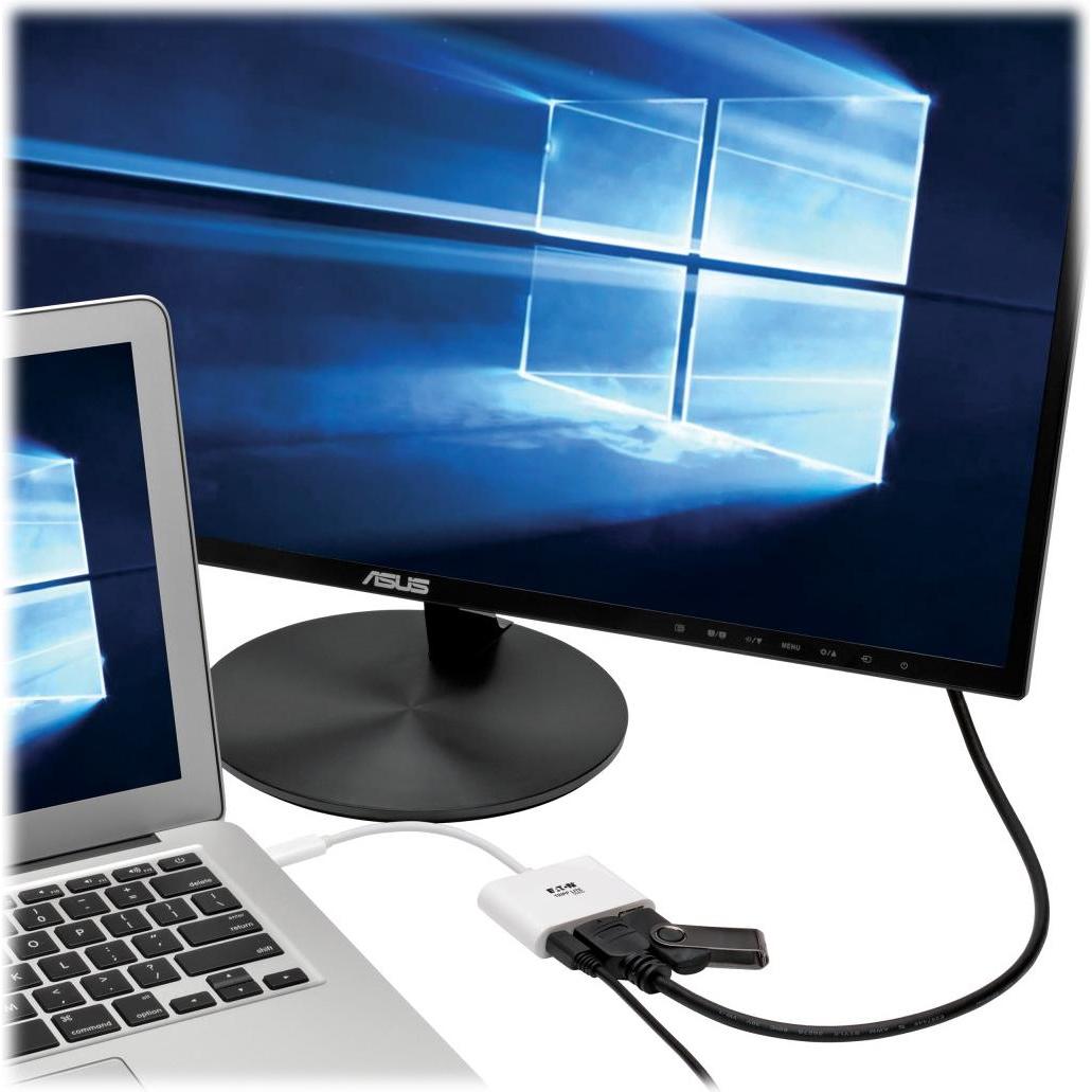 Thumbnail - Eaton Tripp Lite Series U444-06N-H4U-C - USB Typ-C - HDMI + USB - Männlich - Weiblich - 3840 x 2160 Pixe (USB-C), Dockin...