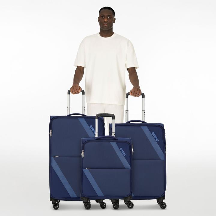 Actual product image American Tourister Star Max 4 Rollen Kofferset 3-teilig mit Dehnfalte (211 l, XL (from 140l))