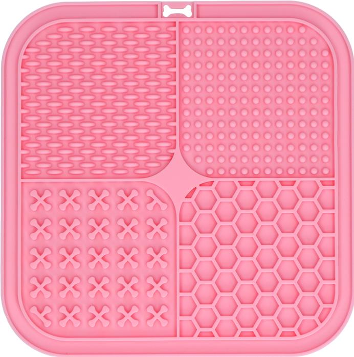 Actual product image Eat Slow Live Longer Lick Mat Quad Pink