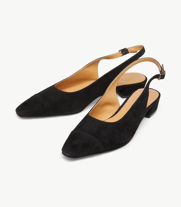 Immagine prodotto Comma Pantoletten Slingback-Ballerinas aus Veloursleder (38)