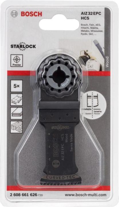 Produktbild Bosch Professional Zubehör HCS Tauchsägeblatt AIZ 32 EPC Wood, 50 x 32 mm, 5er-Pack