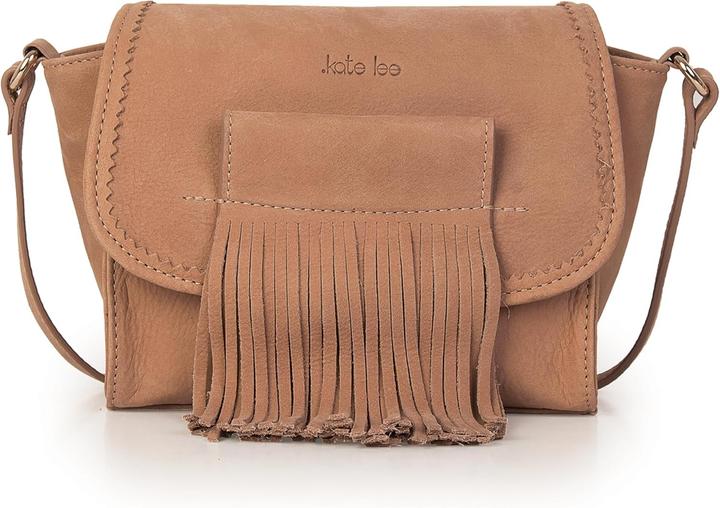 Kate Moss Upcycled Leather Shoulder Bag with Zipper Closure