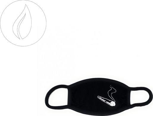 Actual product image Black Leaf Joint face mask