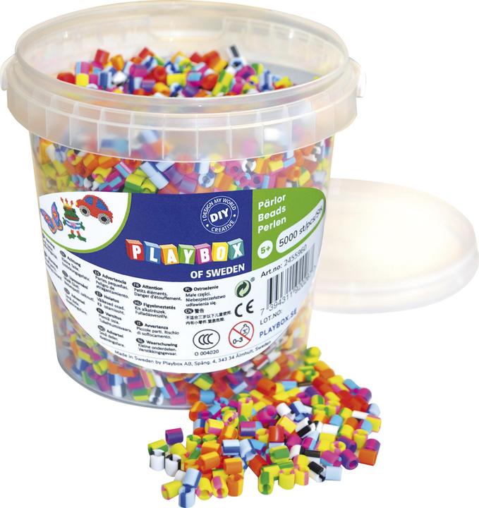 Playbox Midi-Bügelperlen im Eimer