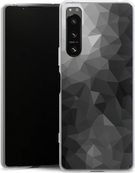 Produktbild DeinDesign Silikon Hülle für Sony Xperia 5 IV Handyhülle Case Smartphone Schutzhülle Mosaik Muster Tarnmuster (Sony Xperia 5 IV)