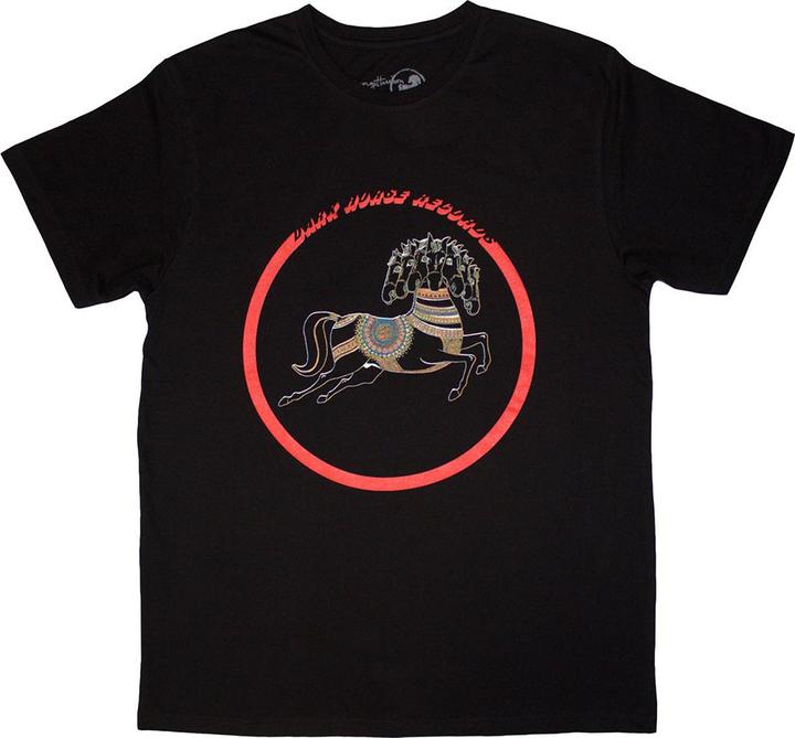 Actual product image George Harrison Unisex Adult Dark Horse Back Print Logo T-Shirt (L)