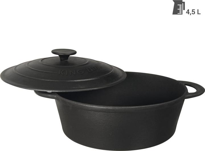 Produktbild Kinghoff Cast iron frying pan 29cm 4,5L KH-2255 (Gusseisen, 29 x 11 cm)