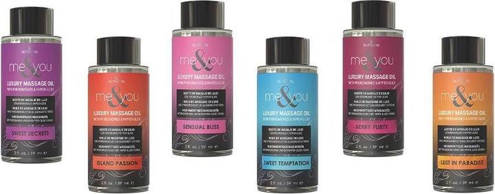 Productafbeelding Sensuva me and you massage oil assorted 12