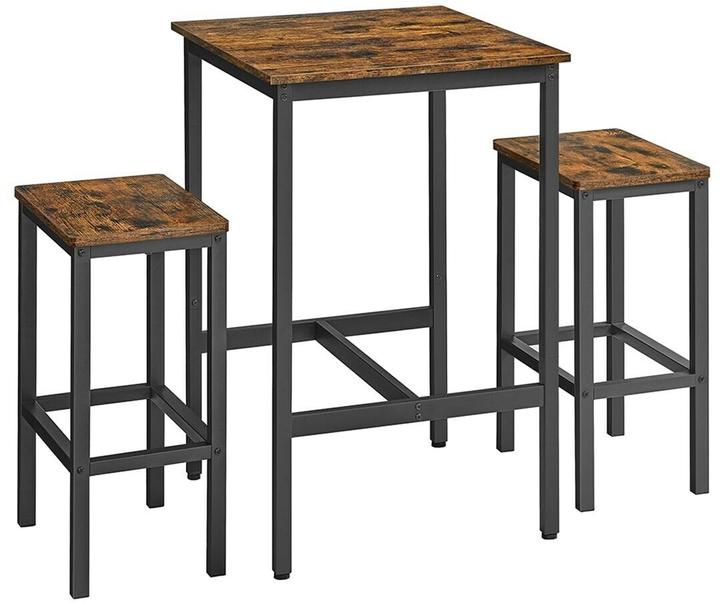 Image du produit Vasagle Ensemble de tables de bar (60 x 90 x 60 cm)