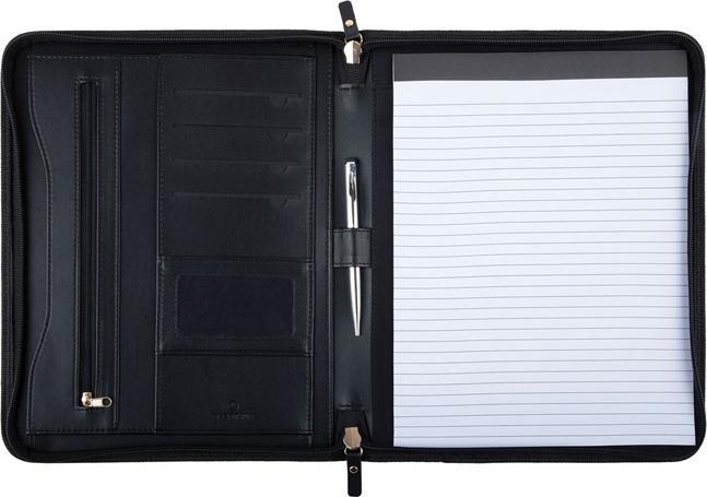 Produktbild Oberthur Blockmappe Lissabon A4 Schwarz (A4, 1x)