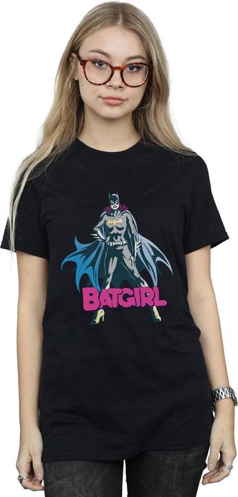 Actual product image Womens/Ladies Batgirl Pose Cotton Boyfriend T-Shirt (S)