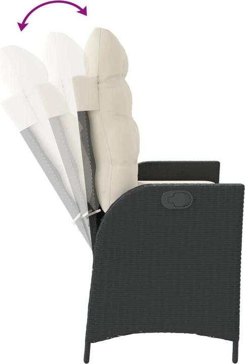 Produktbild vidaXL verstellbare Gartenbank